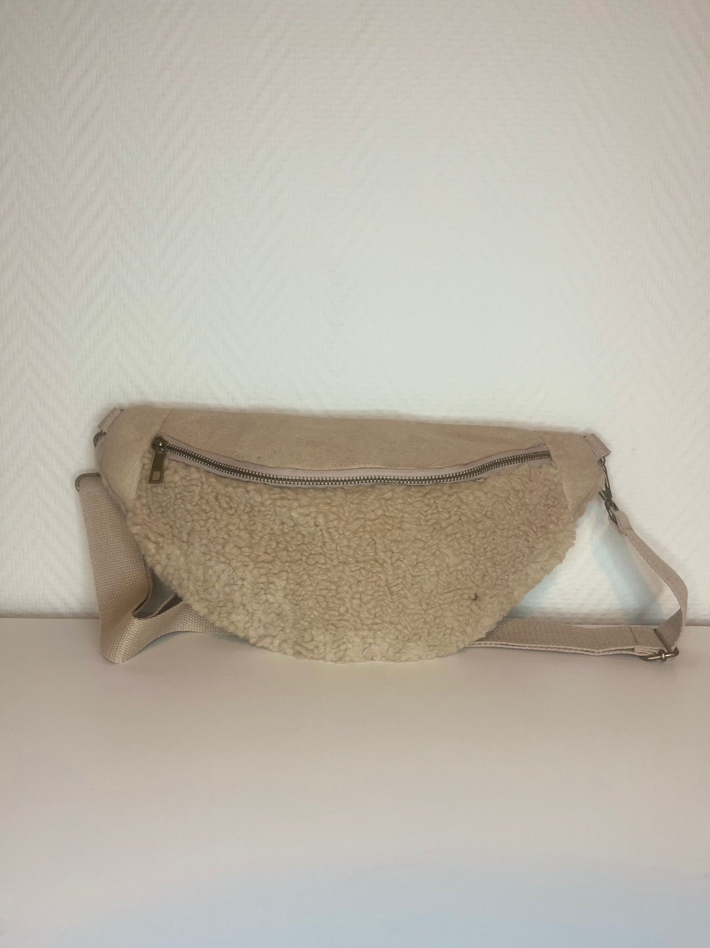 Crossbody Handtas Wolly Beige