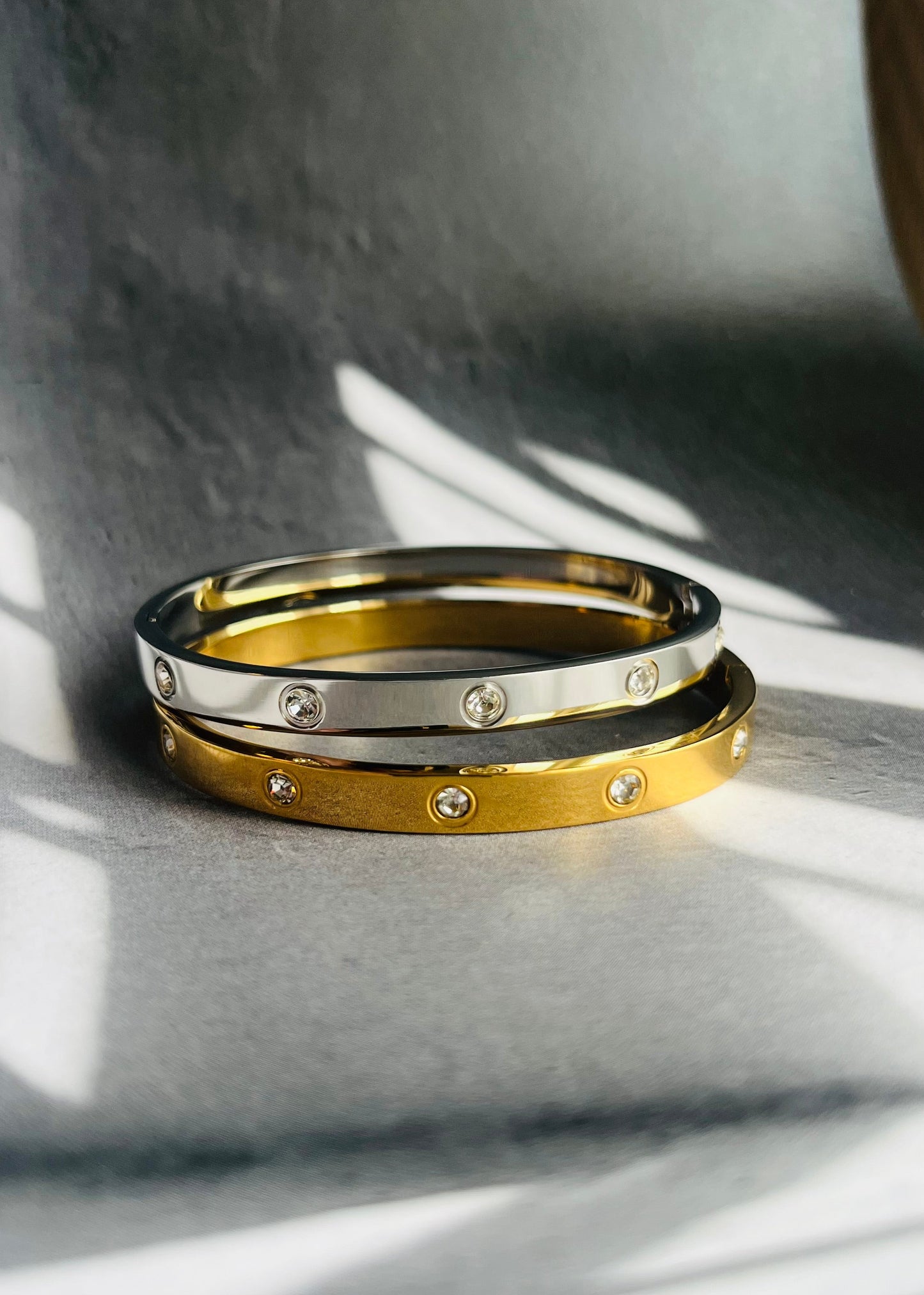 Stainless steel bangle armband, stijlvol, chic en duurzaam