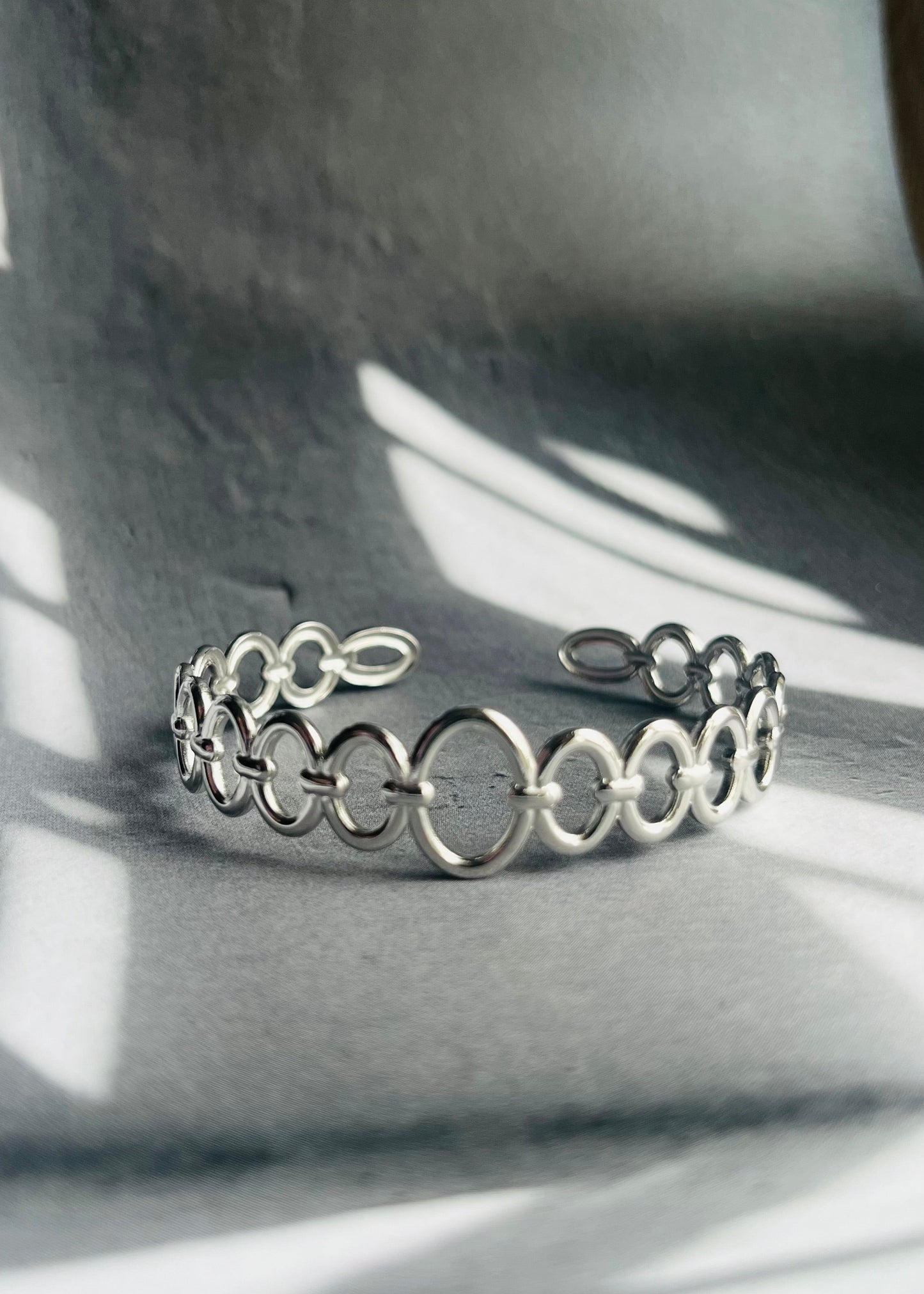 Stainless steel bangle armband, stijlvol, chic en duurzaam