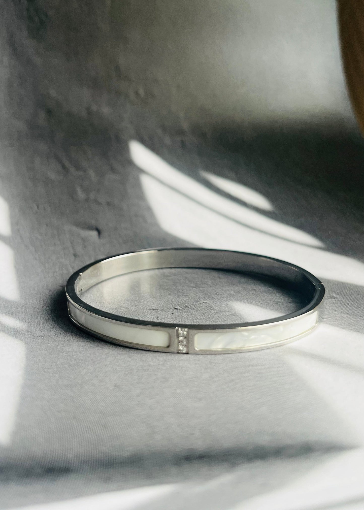Stainless steel bangle armband, stijlvol, chic en duurzaam