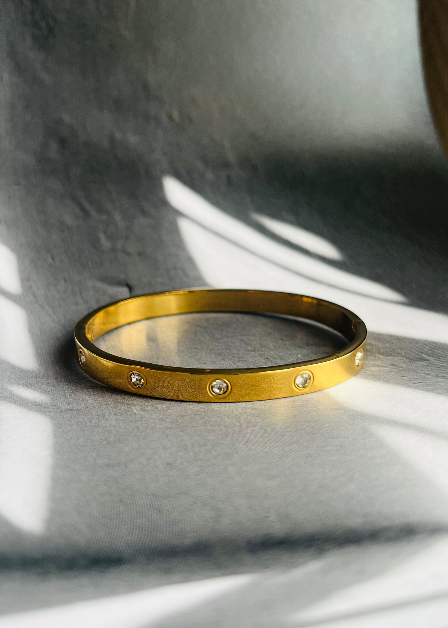 Stainless steel bangle armband, stijlvol, chic en duurzaam