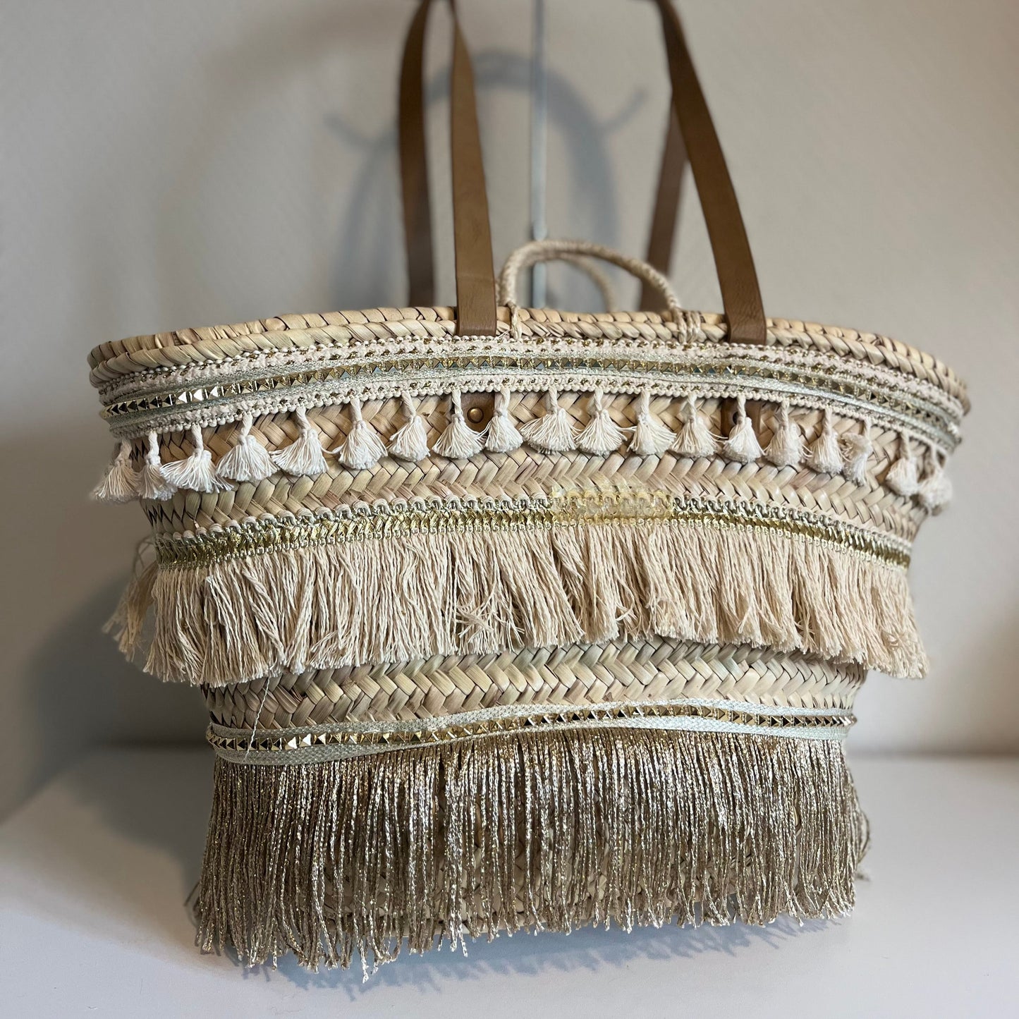 golden beachbag