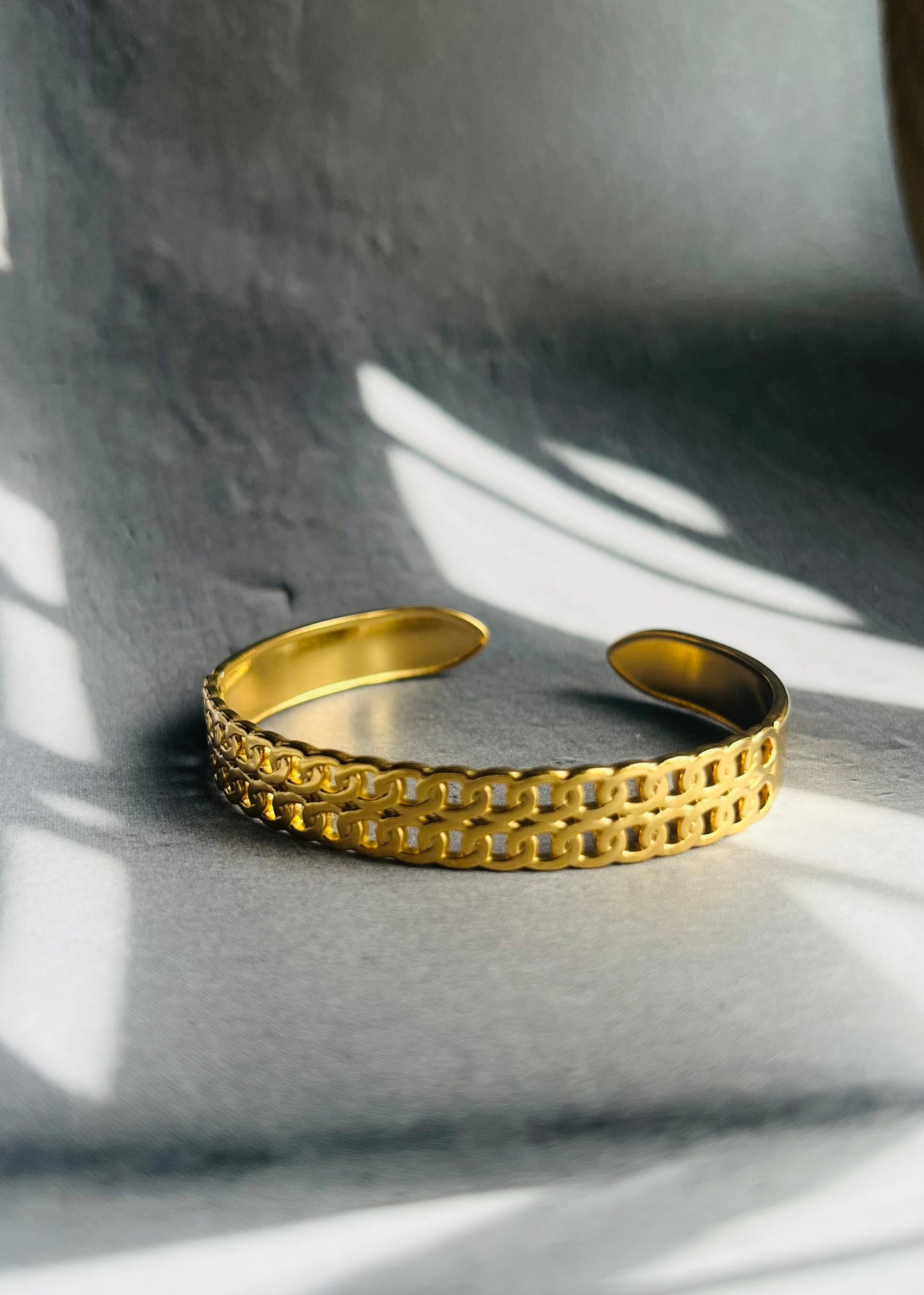 Stainless steel bangle armband, stijlvol, chic en duurzaam