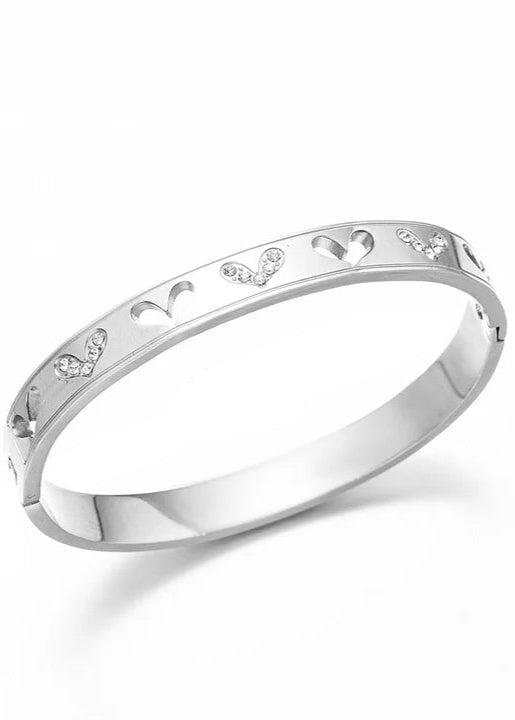 Stainless steel bangle armband, stijlvol, chic en duurzaam
