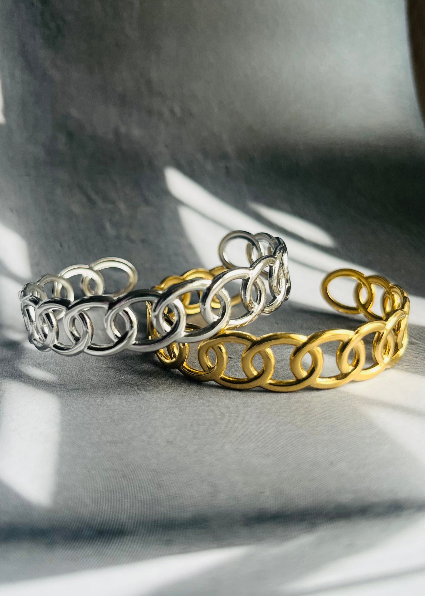 Stainless steel bangle armband, stijlvol, chic en duurzaam