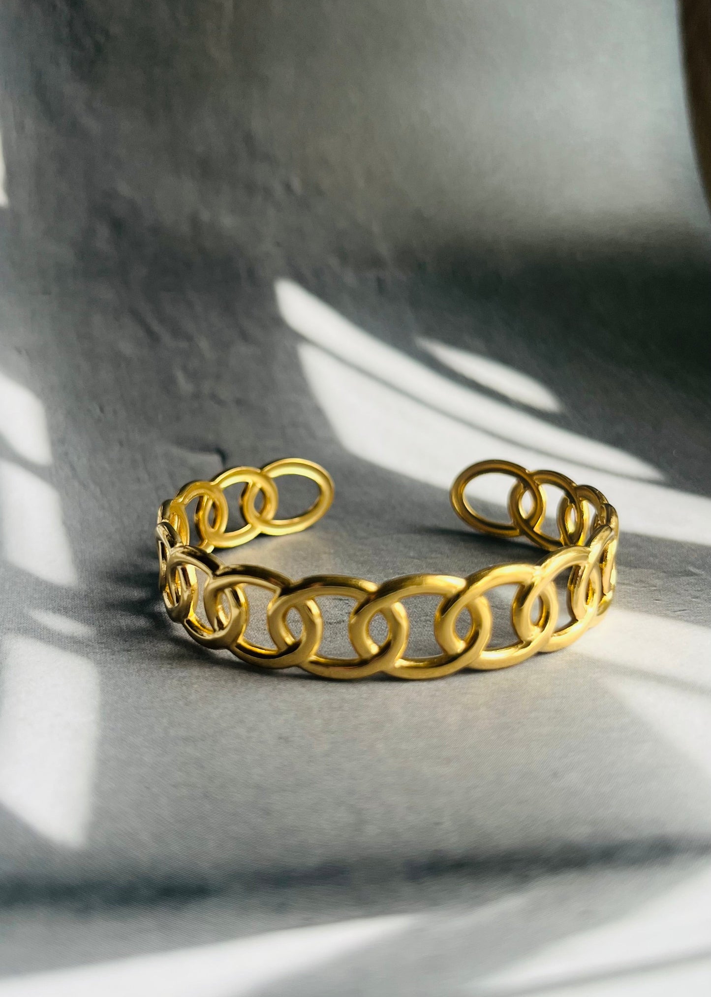 Stainless steel bangle armband, stijlvol, chic en duurzaam