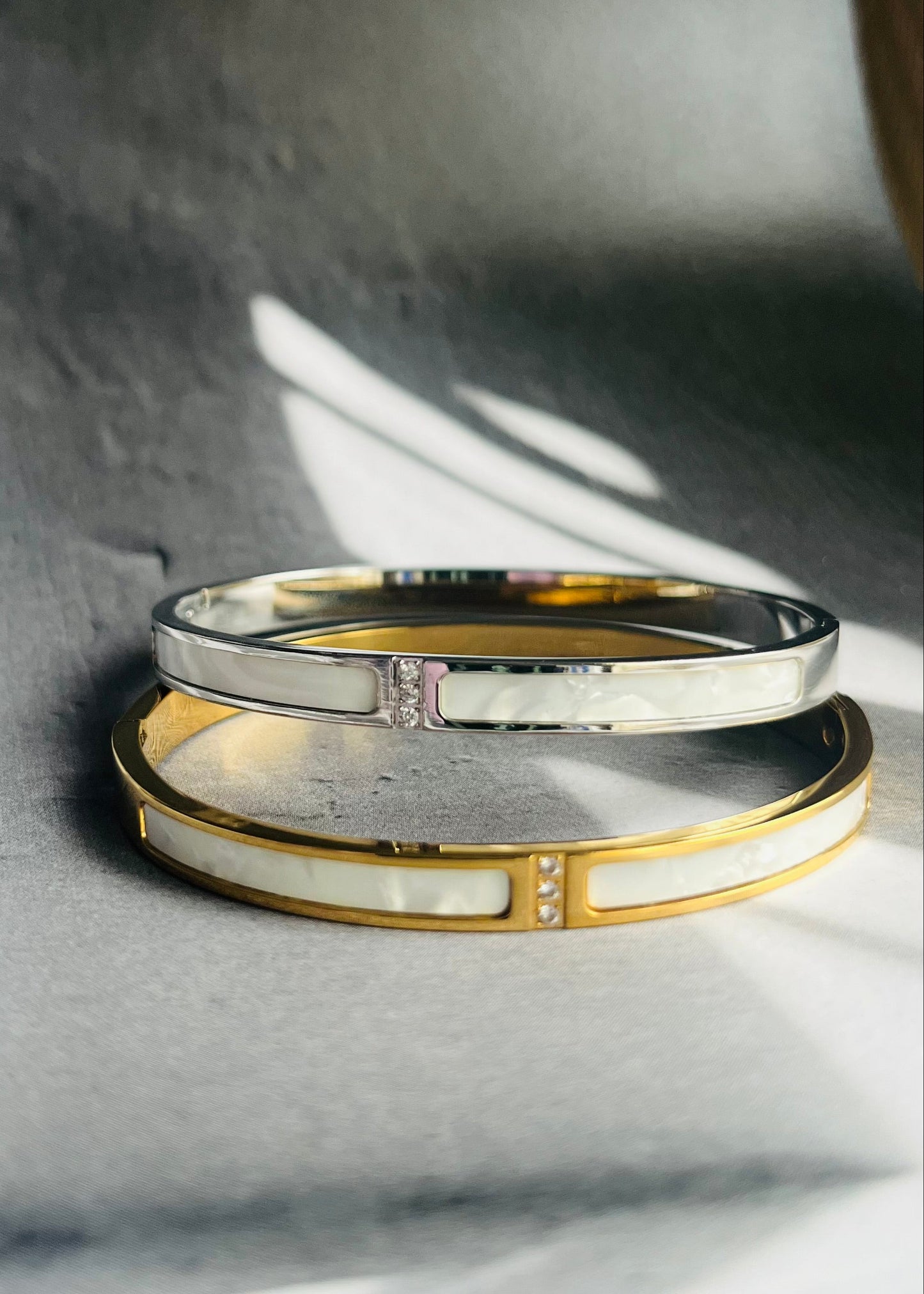 Stainless steel bangle armband, stijlvol, chic en duurzaam