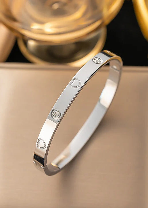Stainless steel bangle armband, stijlvol, chic en duurzaam