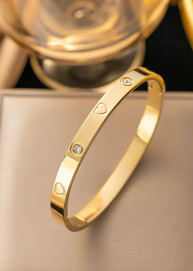 Stainless steel bangle armband, stijlvol, chic en duurzaam