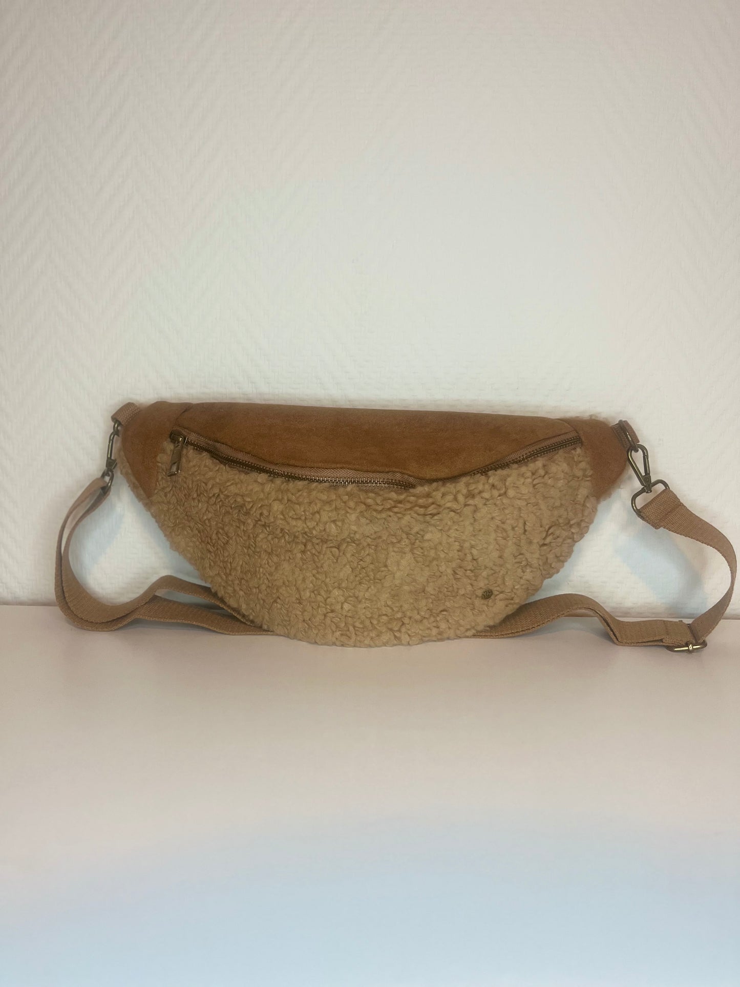 Crossbody Handtas Wolly Camel