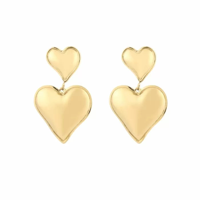 Oorbel Double Heart