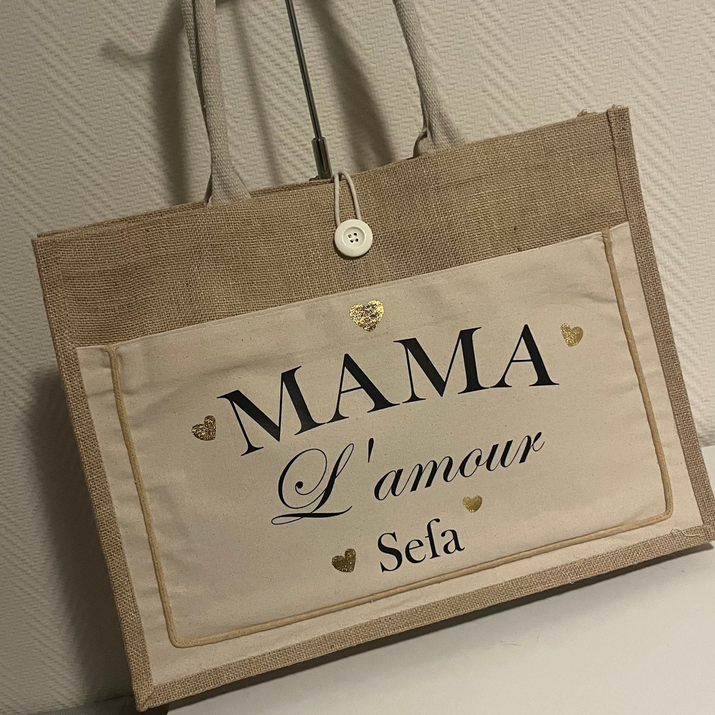 Mooie jute shopper tas, leuk om te geven en te krijgen