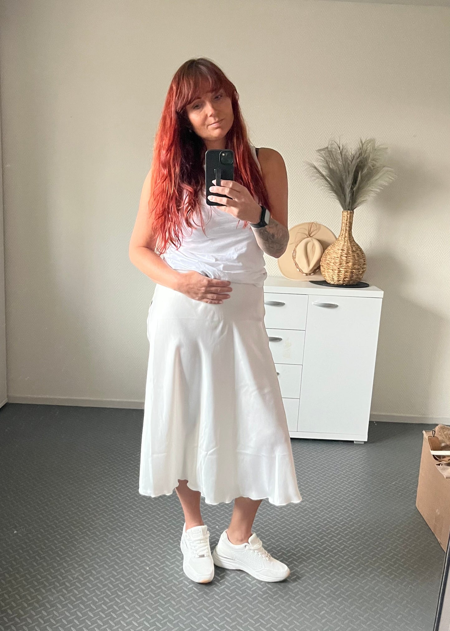 Satijn Look Rok MEGA SALE