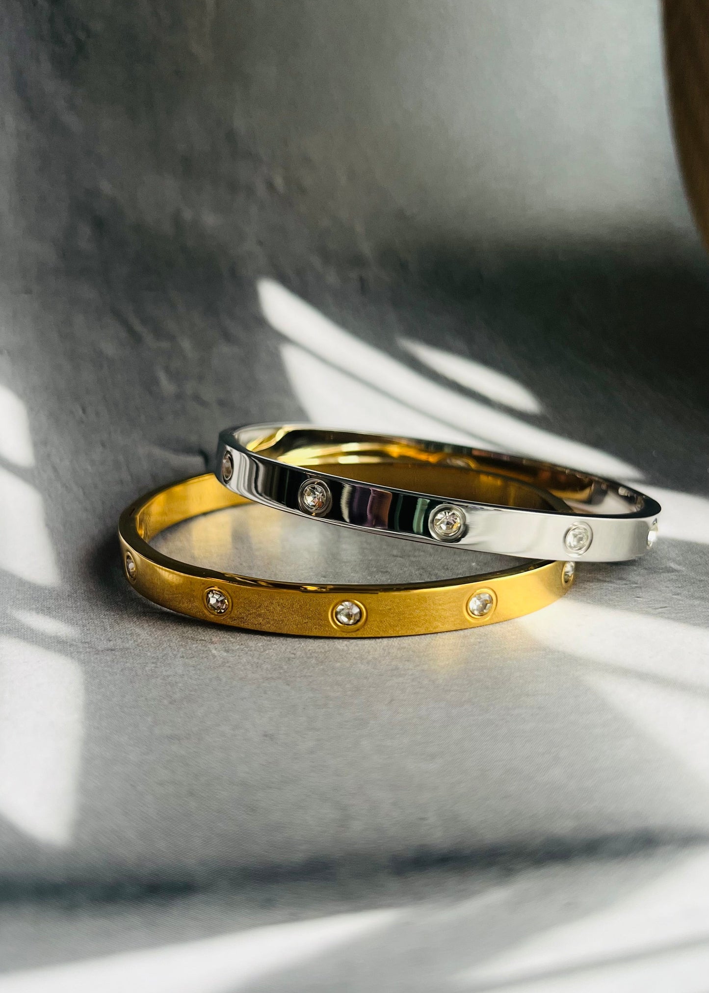 Stainless steel bangle armband, stijlvol, chic en duurzaam