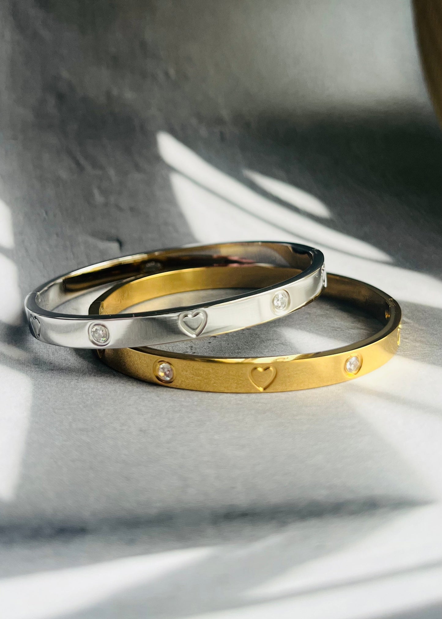 Stainless steel bangle armband, stijlvol, chic en duurzaam