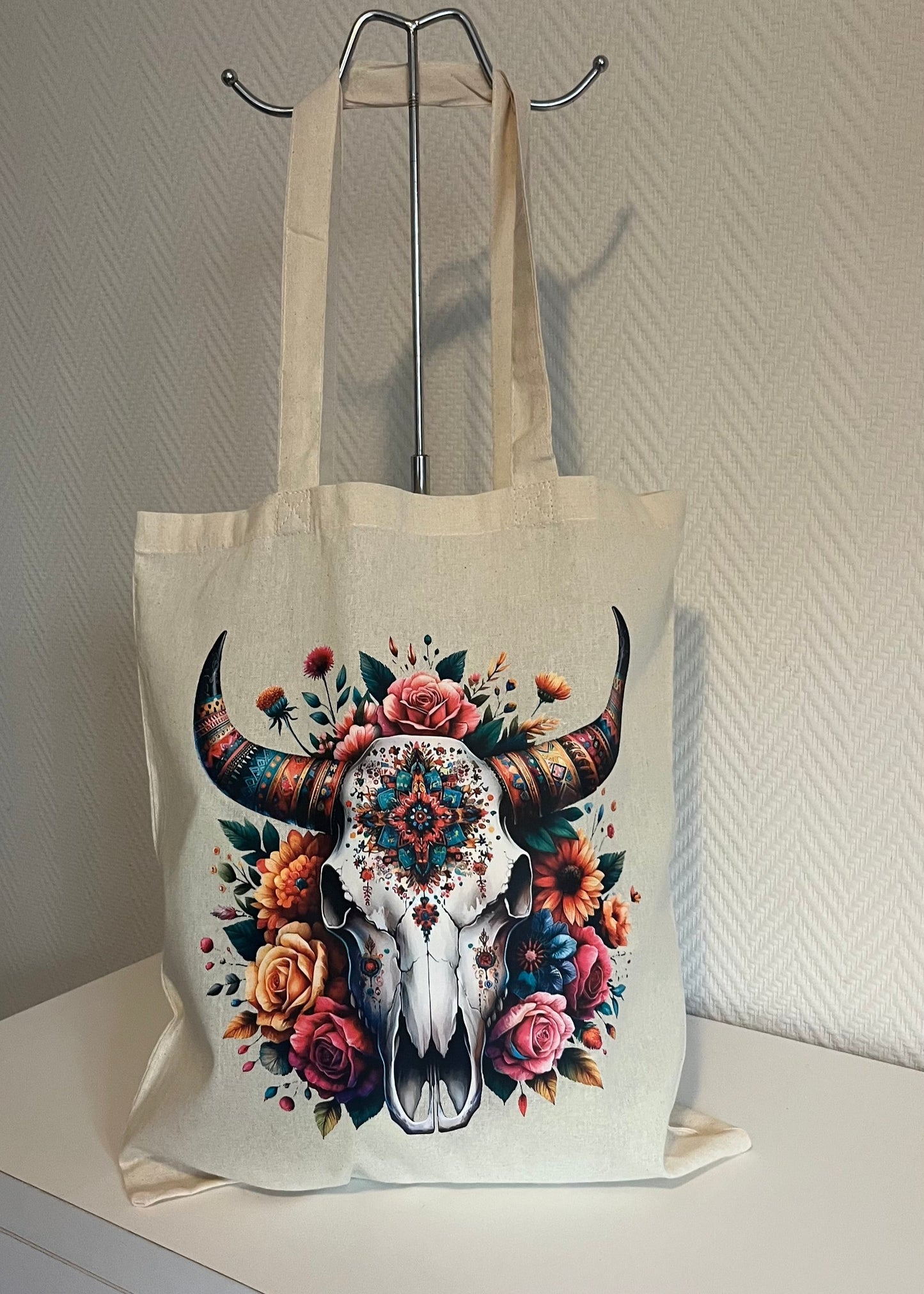 katoenen tas met ibiza print