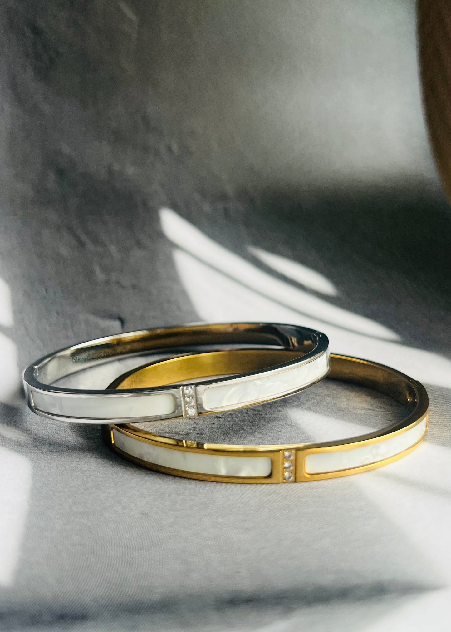 Stainless steel bangle armband, stijlvol, chic en duurzaam