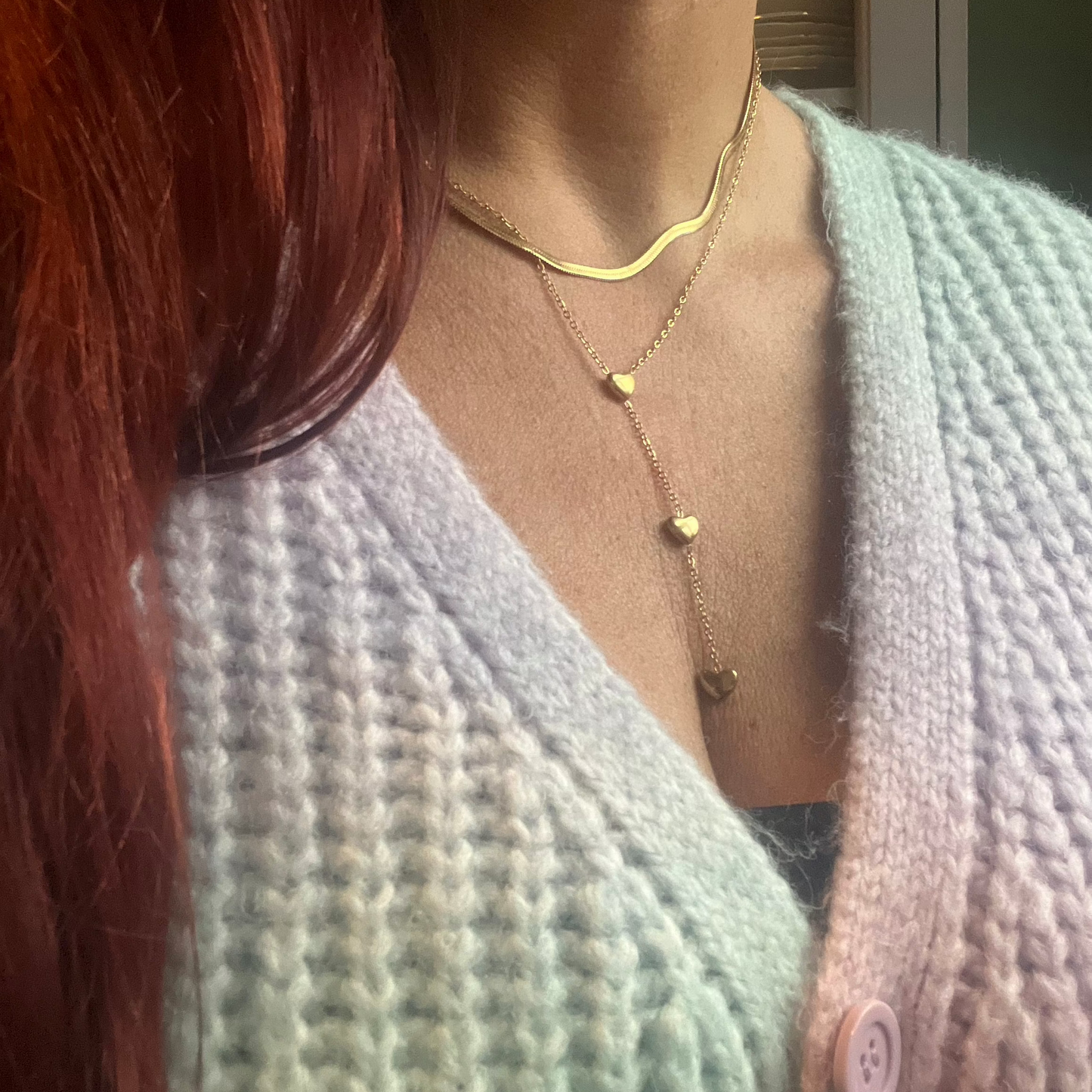 Ketting Triple Heart