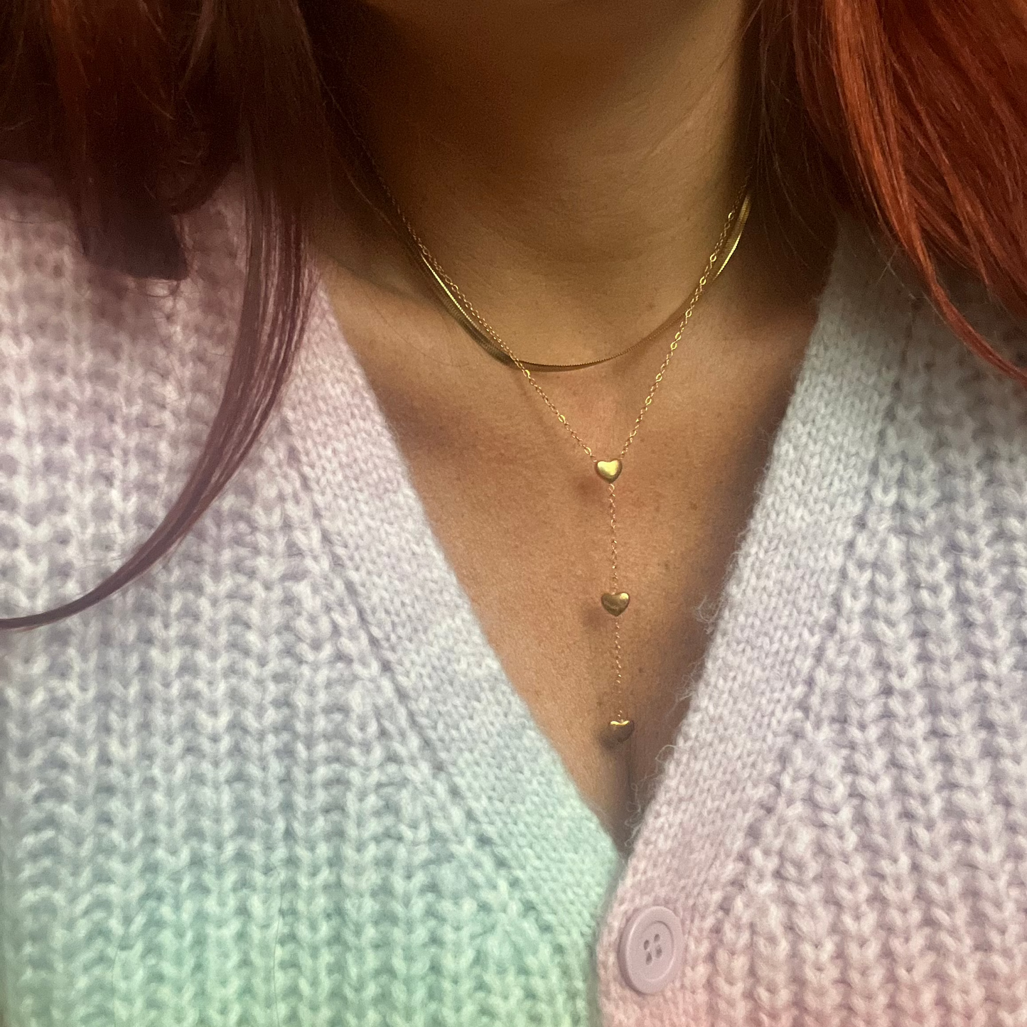 Ketting Triple Heart