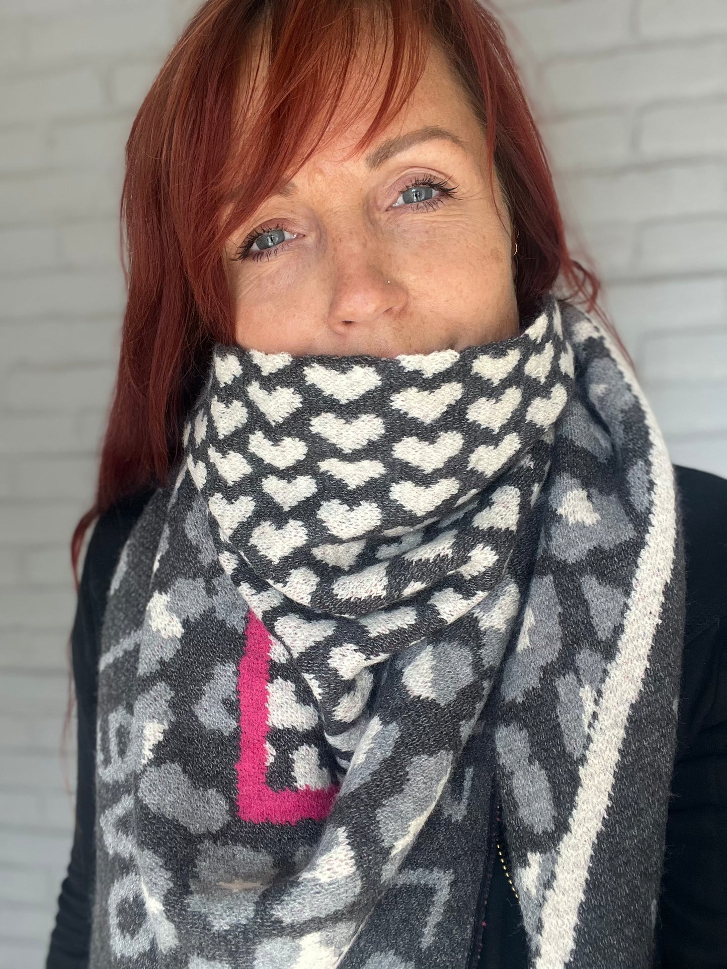 Heerlijke Driehoek Sjaal LOVE in 9 kleurtjes
