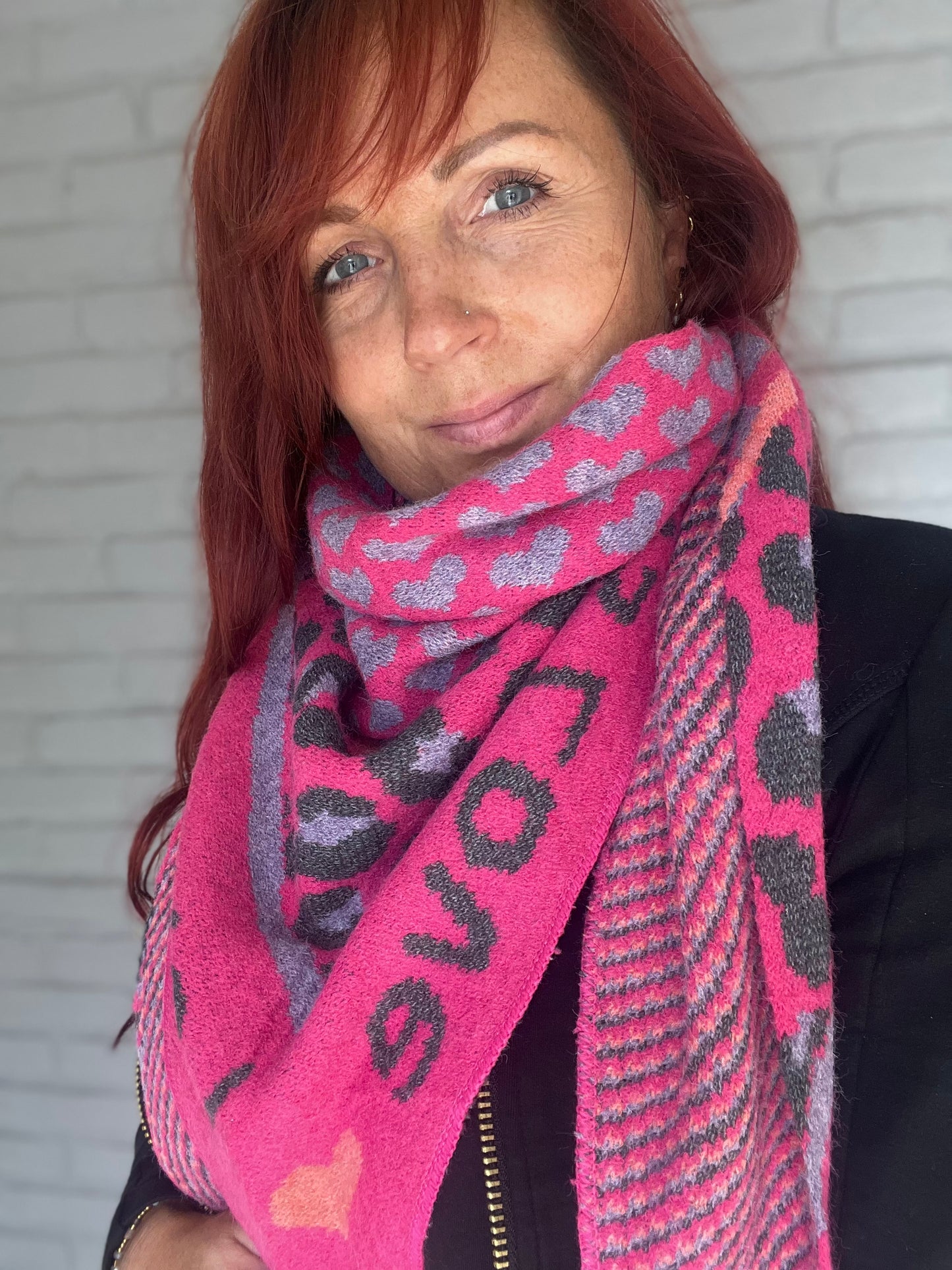 Heerlijke Driehoek Sjaal LOVE in 9 kleurtjes