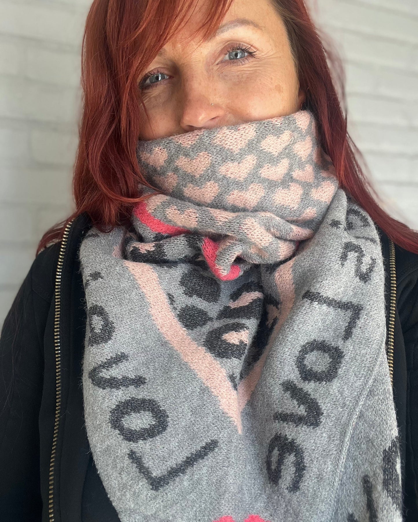 Heerlijke Driehoek Sjaal LOVE in 9 kleurtjes