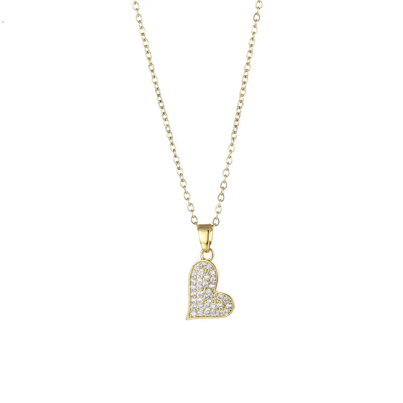 Ketting Diamond Heart