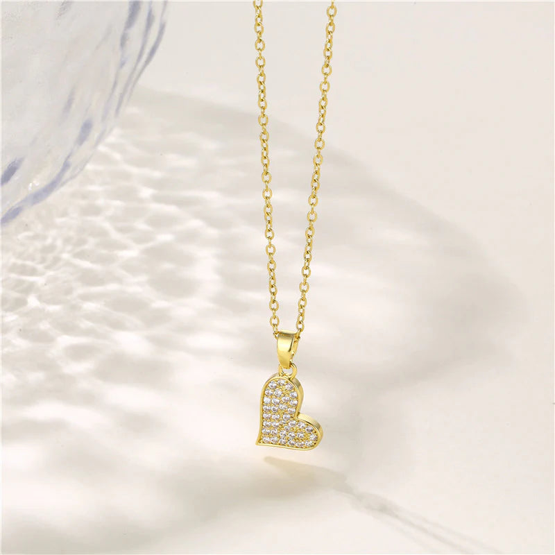 Ketting Diamond Heart