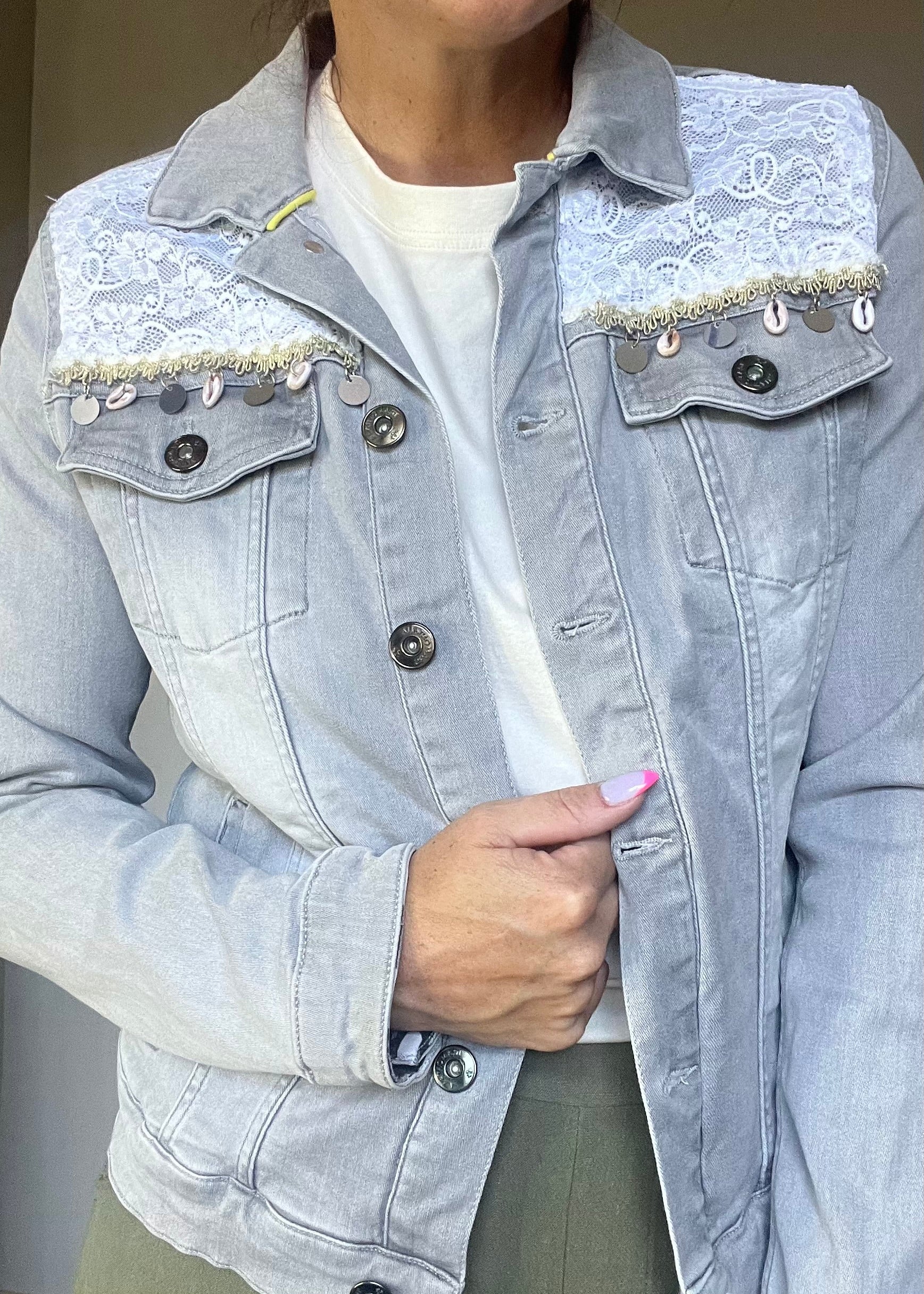 pre-loved denim spijkerjasje