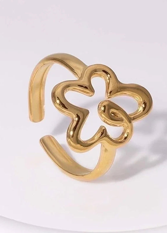 Stainless steel verstelbare ring, stijlvol, duurzaam en tijdloos sieraad voor elke look