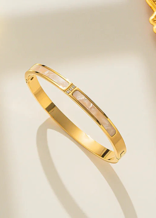 Stainless steel bangle armband, stijlvol, chic en duurzaam