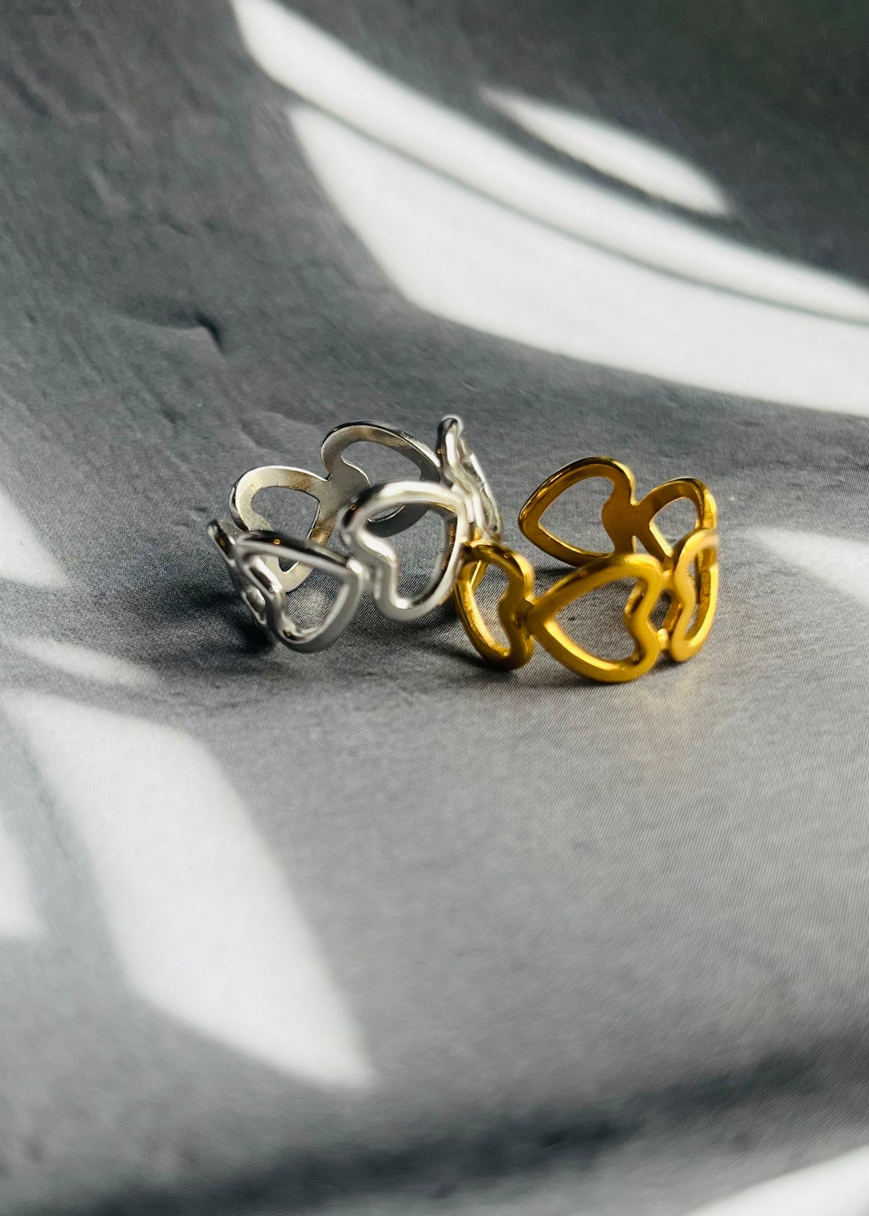 Stainless steel verstelbare ring, stijlvol, duurzaam en tijdloos sieraad voor elke look