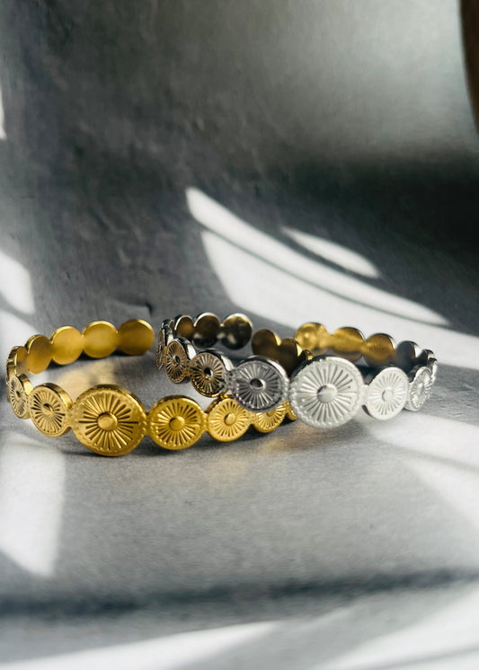 Stainless steel bangle armband, stijlvol, chic en duurzaam