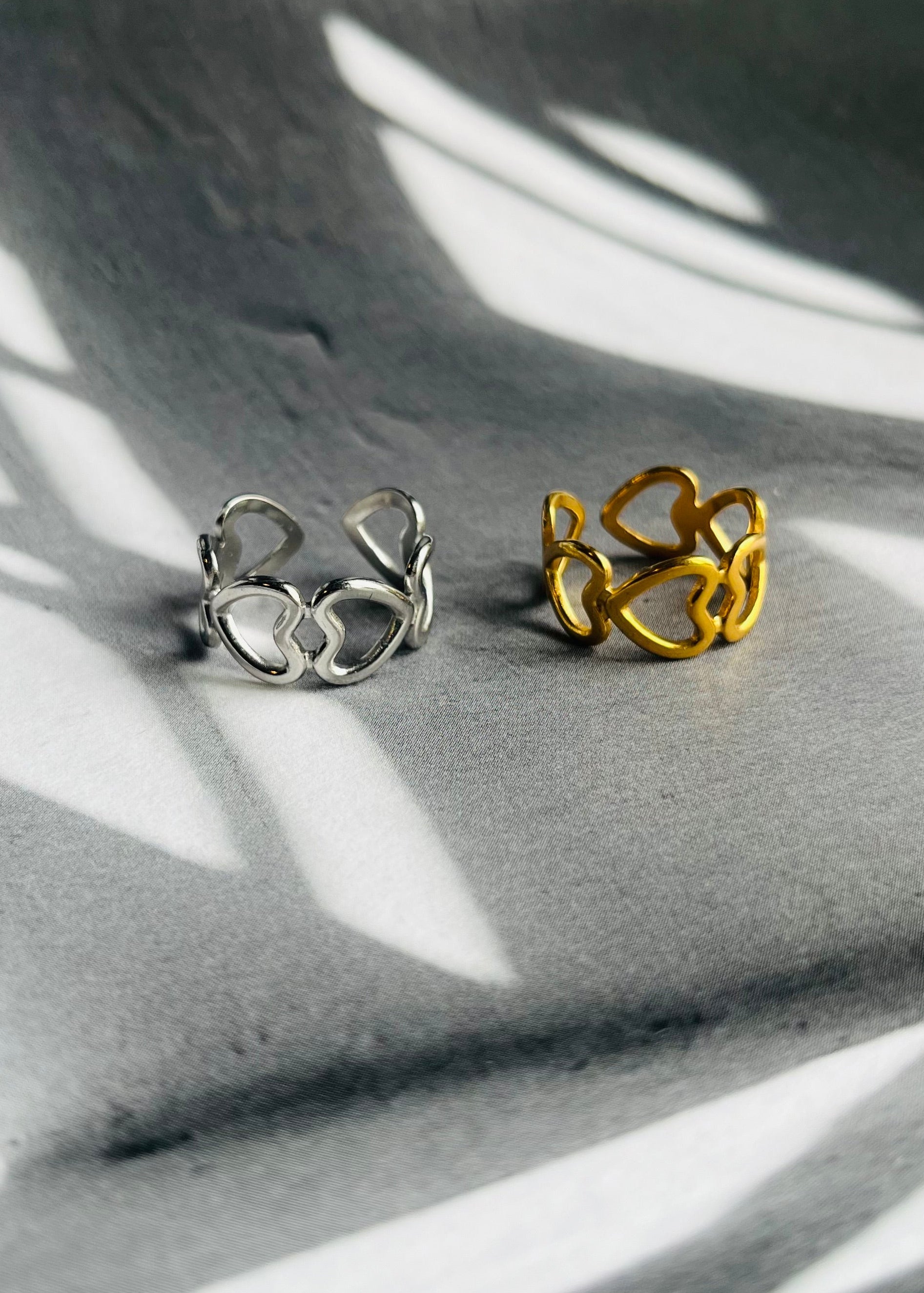 Stainless steel verstelbare ring, stijlvol, duurzaam en tijdloos sieraad voor elke look