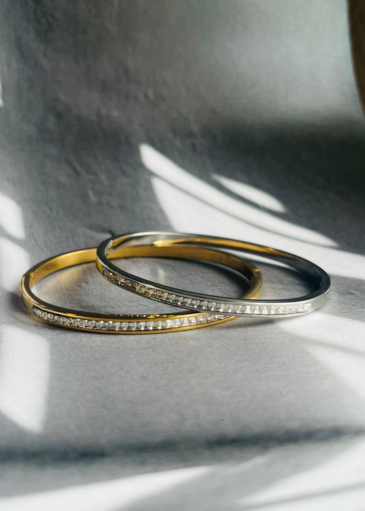 Stainless steel bangle armband, stijlvol, chic en duurzaam