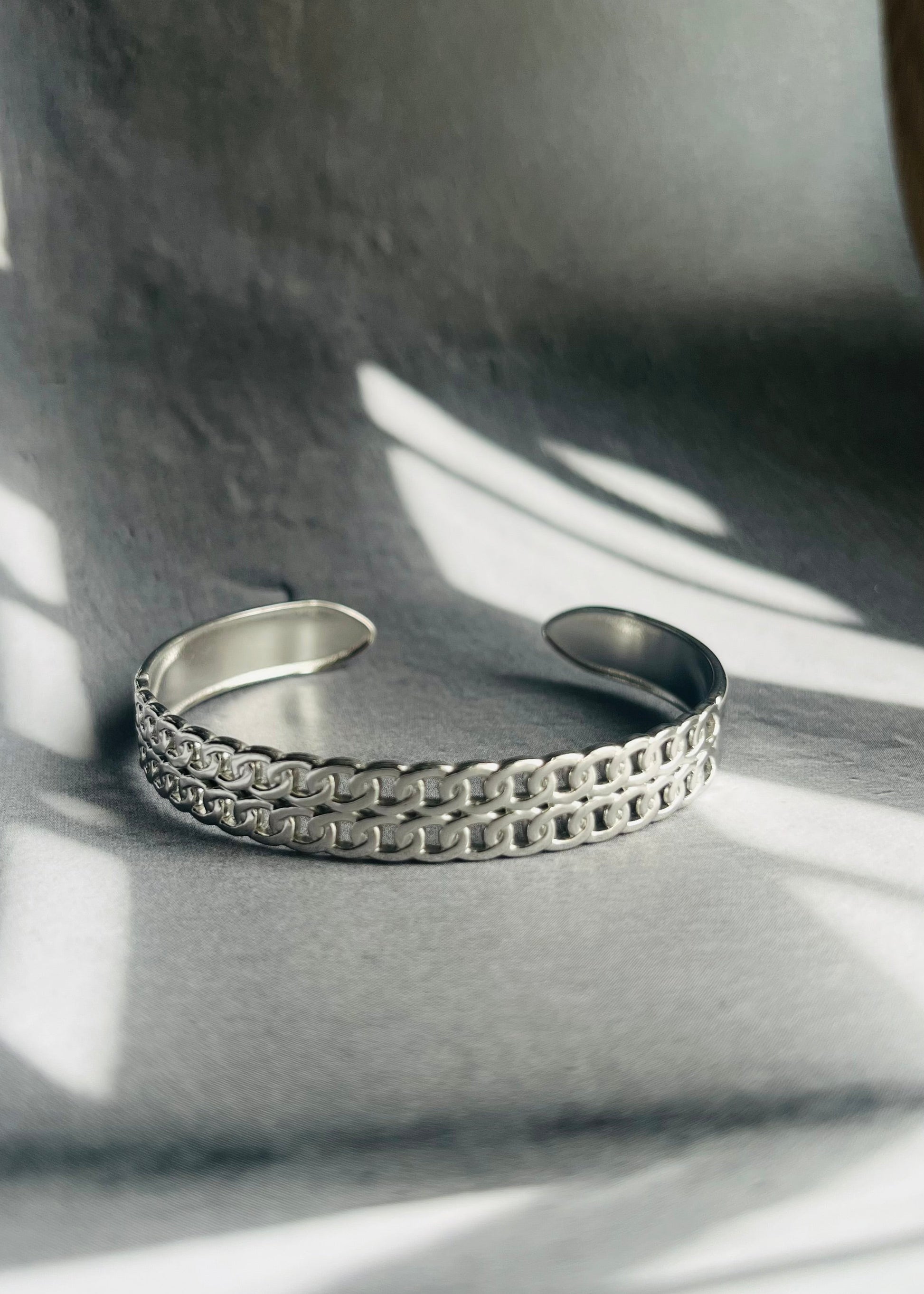 Stainless steel bangle armband, stijlvol, chic en duurzaam