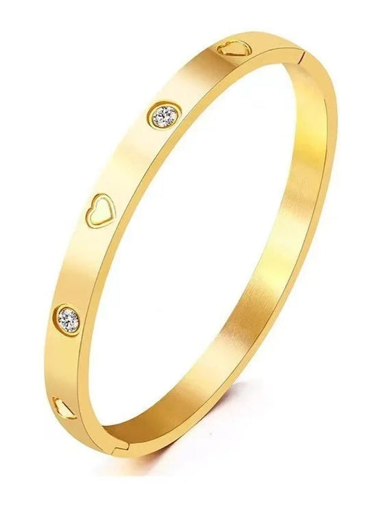 Stainless steel bangle armband, stijlvol, chic en duurzaam