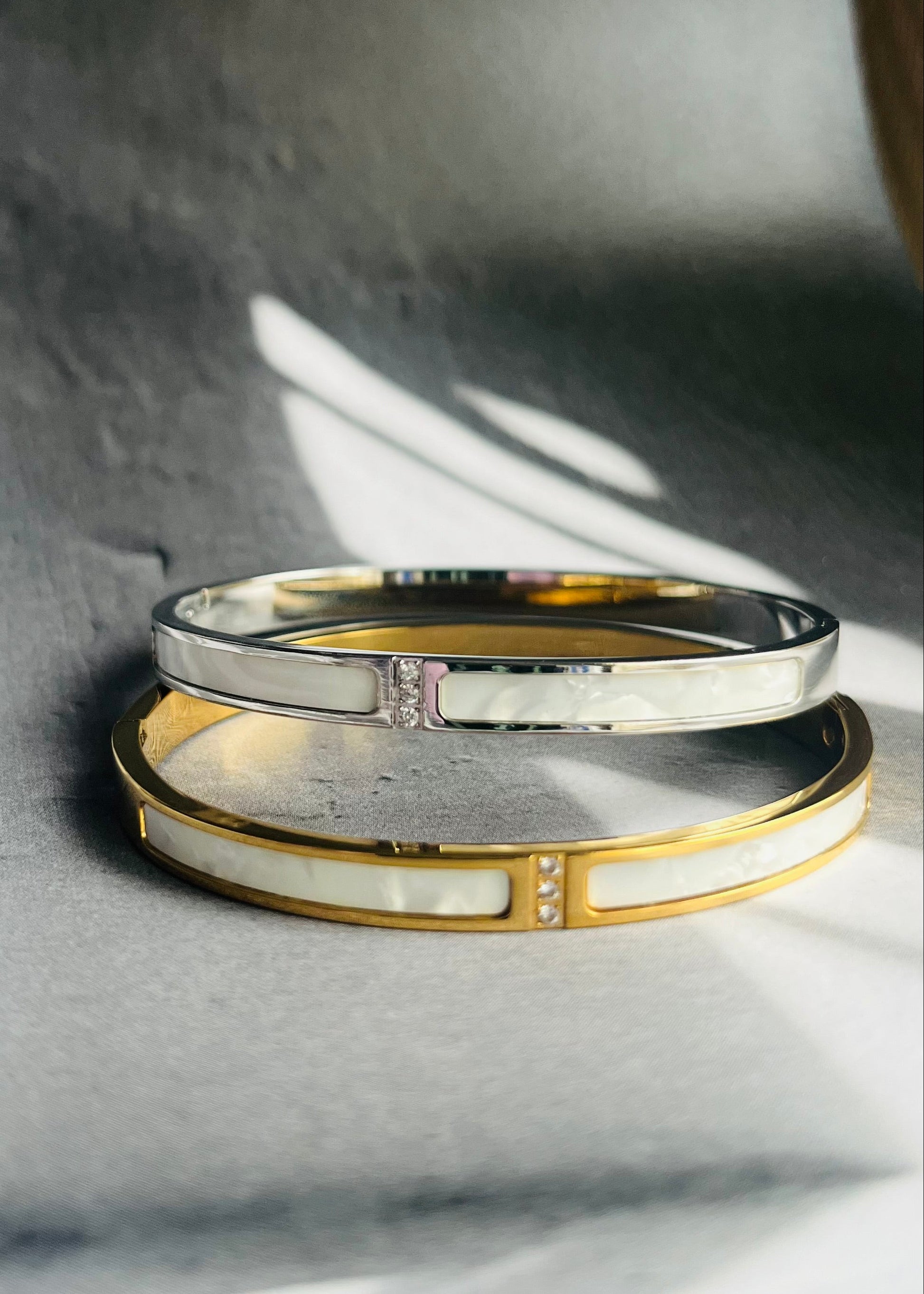 Stainless steel bangle armband, stijlvol, chic en duurzaam