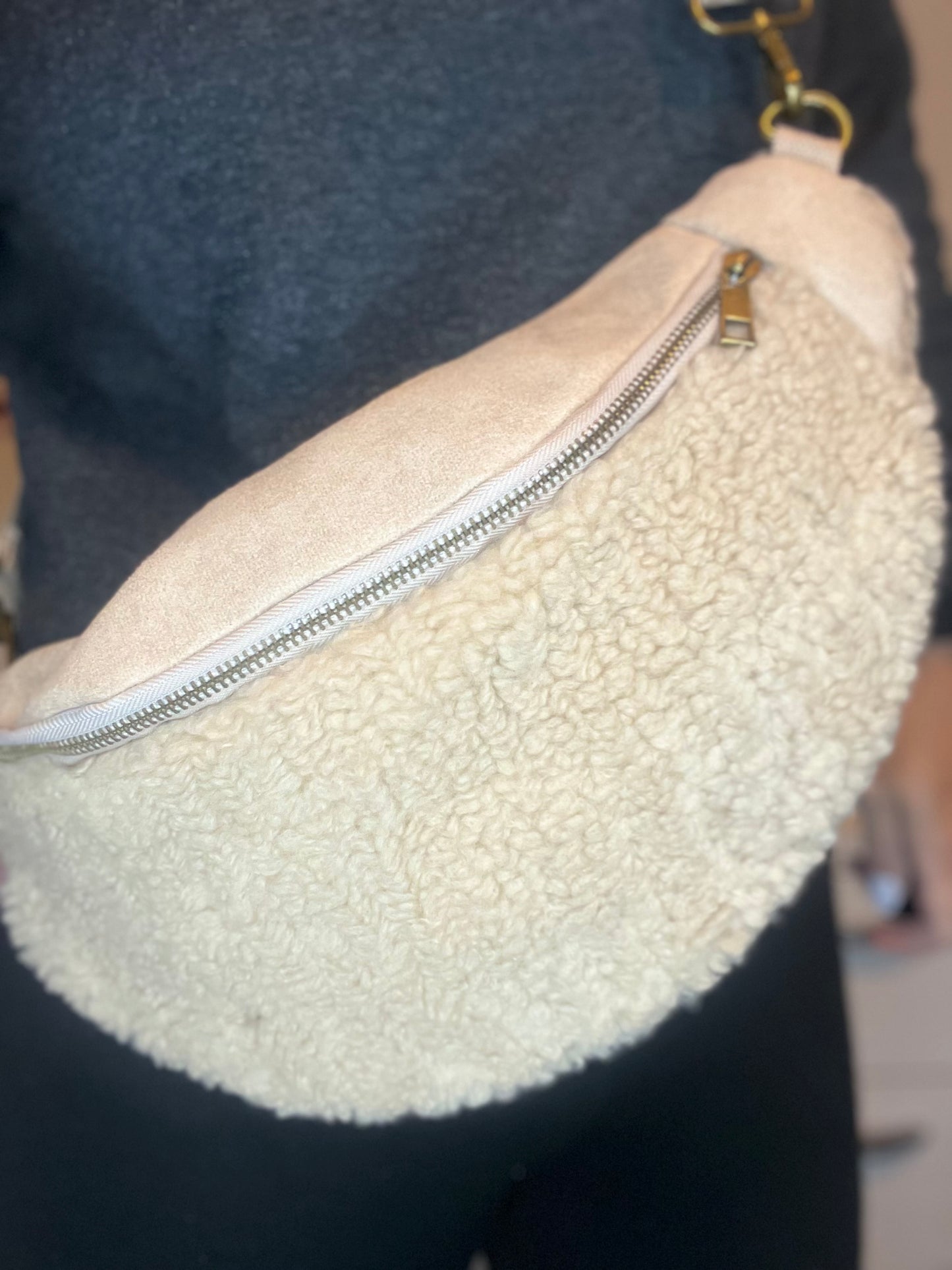 Crossbody Handtas Wolly Beige