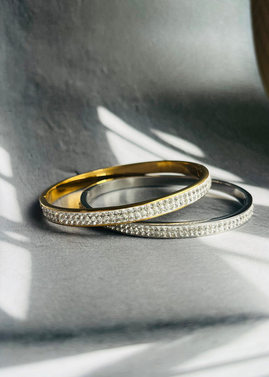 Stainless steel bangle armband, stijlvol, chic en duurzaam