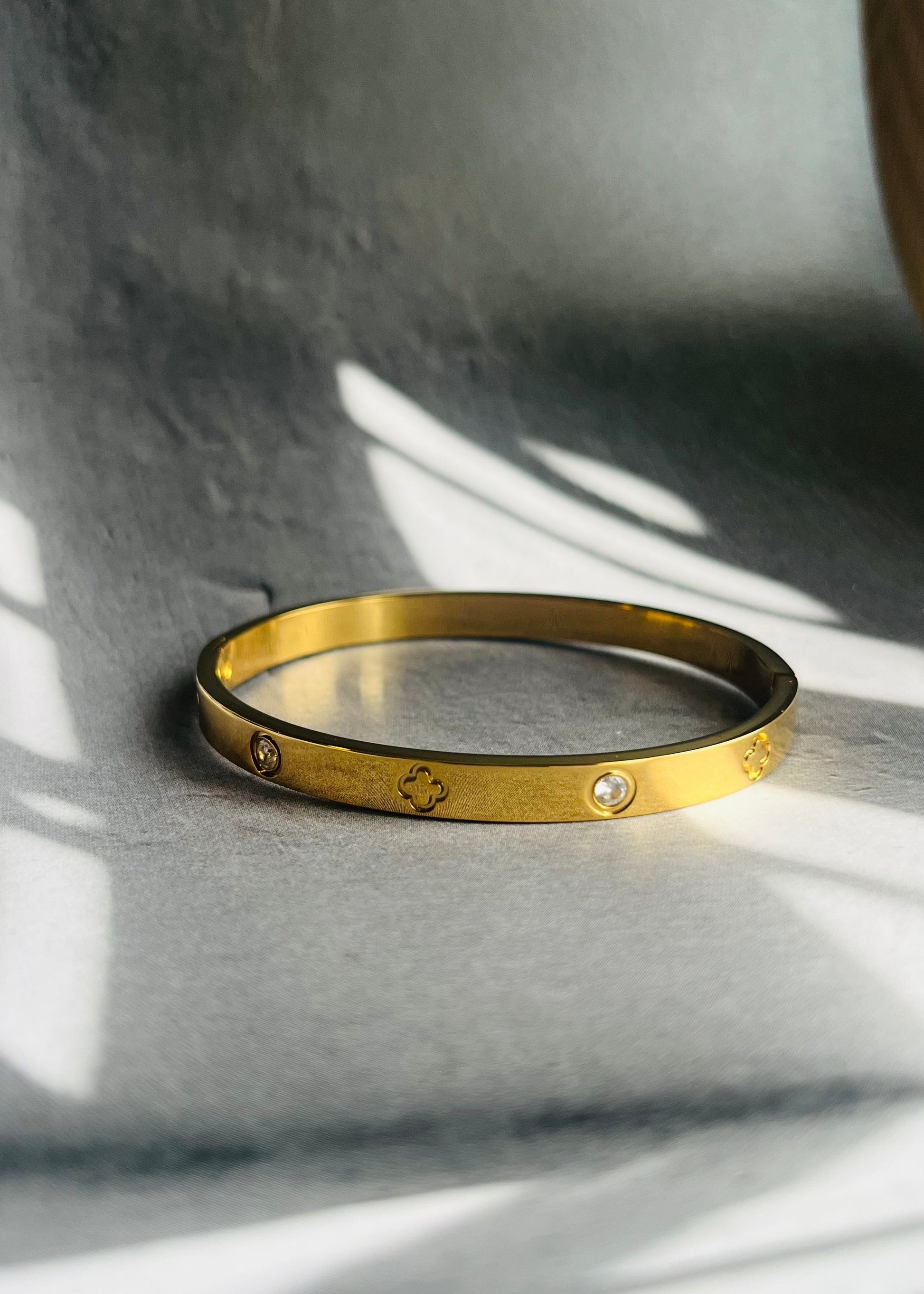 Stainless steel bangle armband, stijlvol, chic en duurzaam