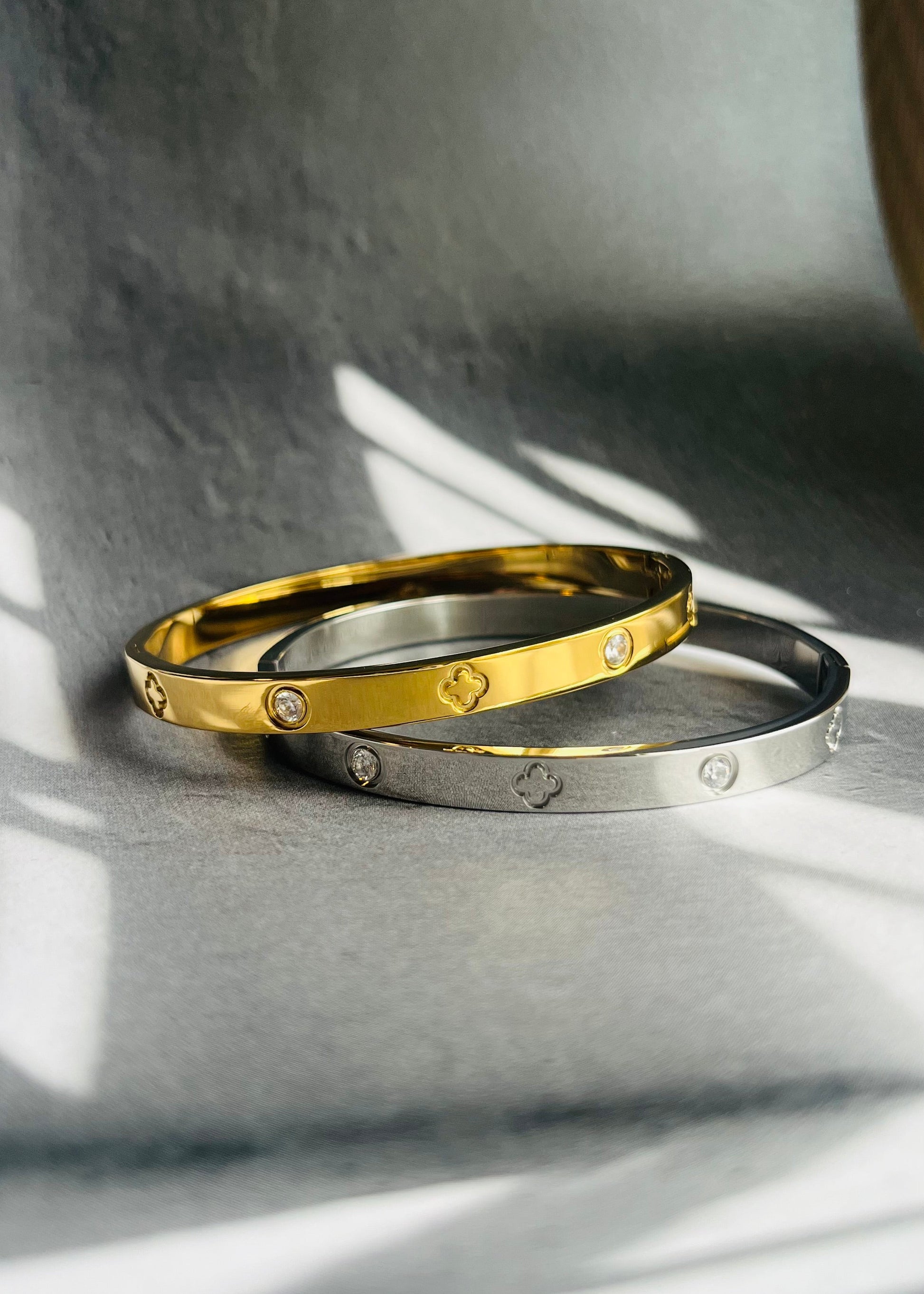 Stainless steel bangle armband, stijlvol, chic en duurzaam