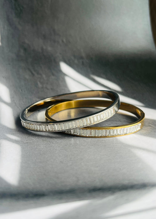 Stainless steel bangle armband, stijlvol, chic en duurzaam
