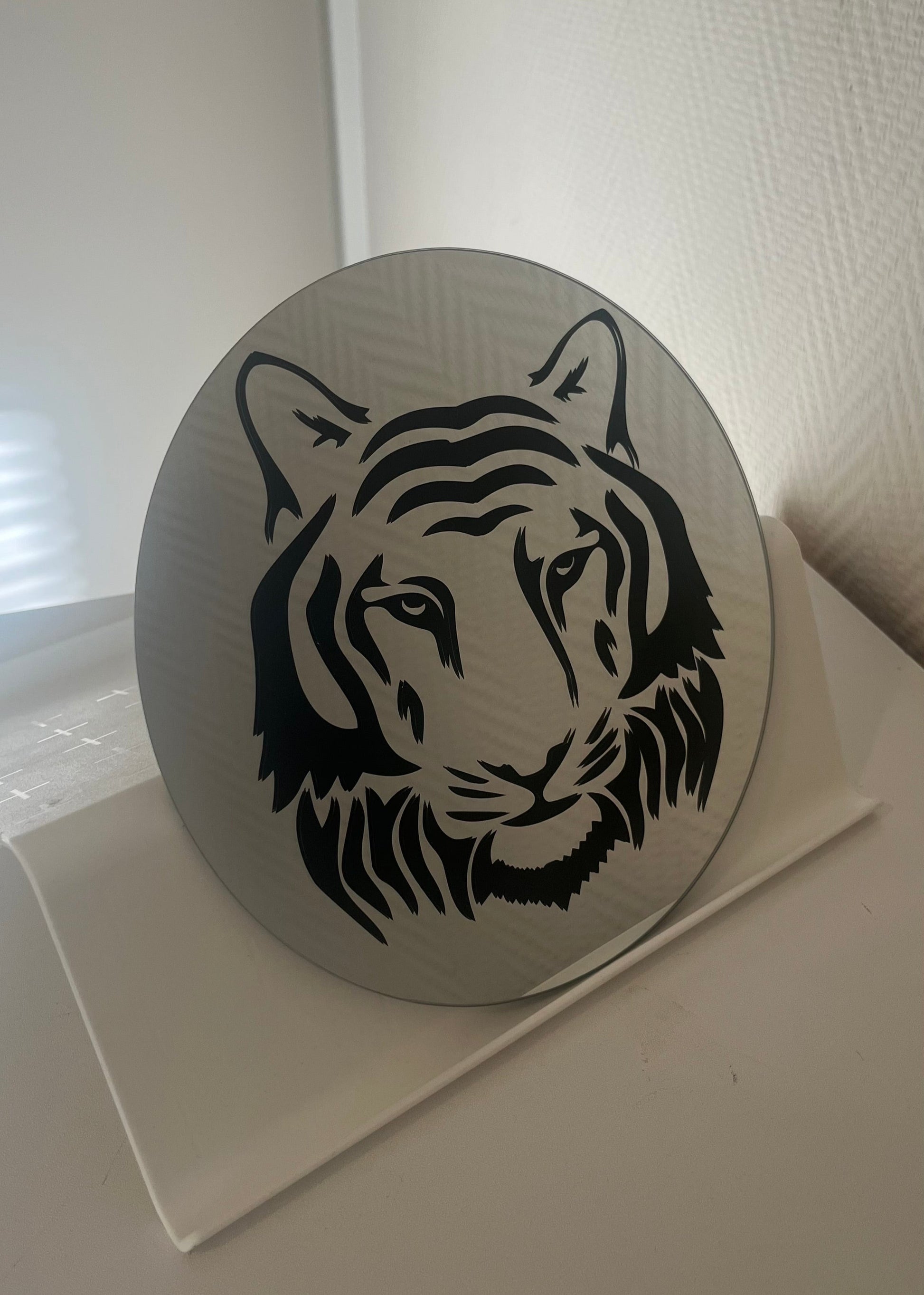 tijger spiegel bedrukt 