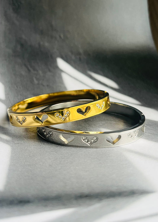 Stainless steel bangle armband, stijlvol, chic en duurzaam