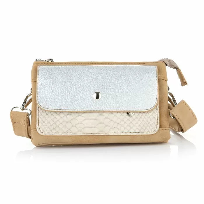 Crossbody Handtas Mini Beige