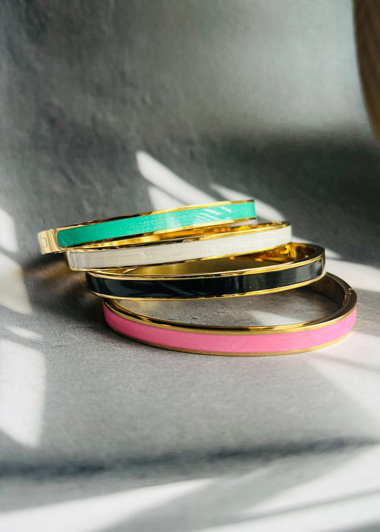 Stainless steel bangle armband, stijlvol, chic en duurzaam