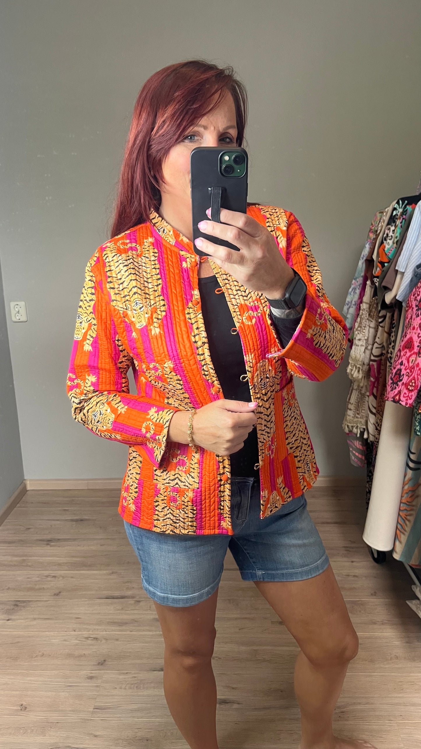 Reversible Katoenen Jasje | 3 prints beschikbaar