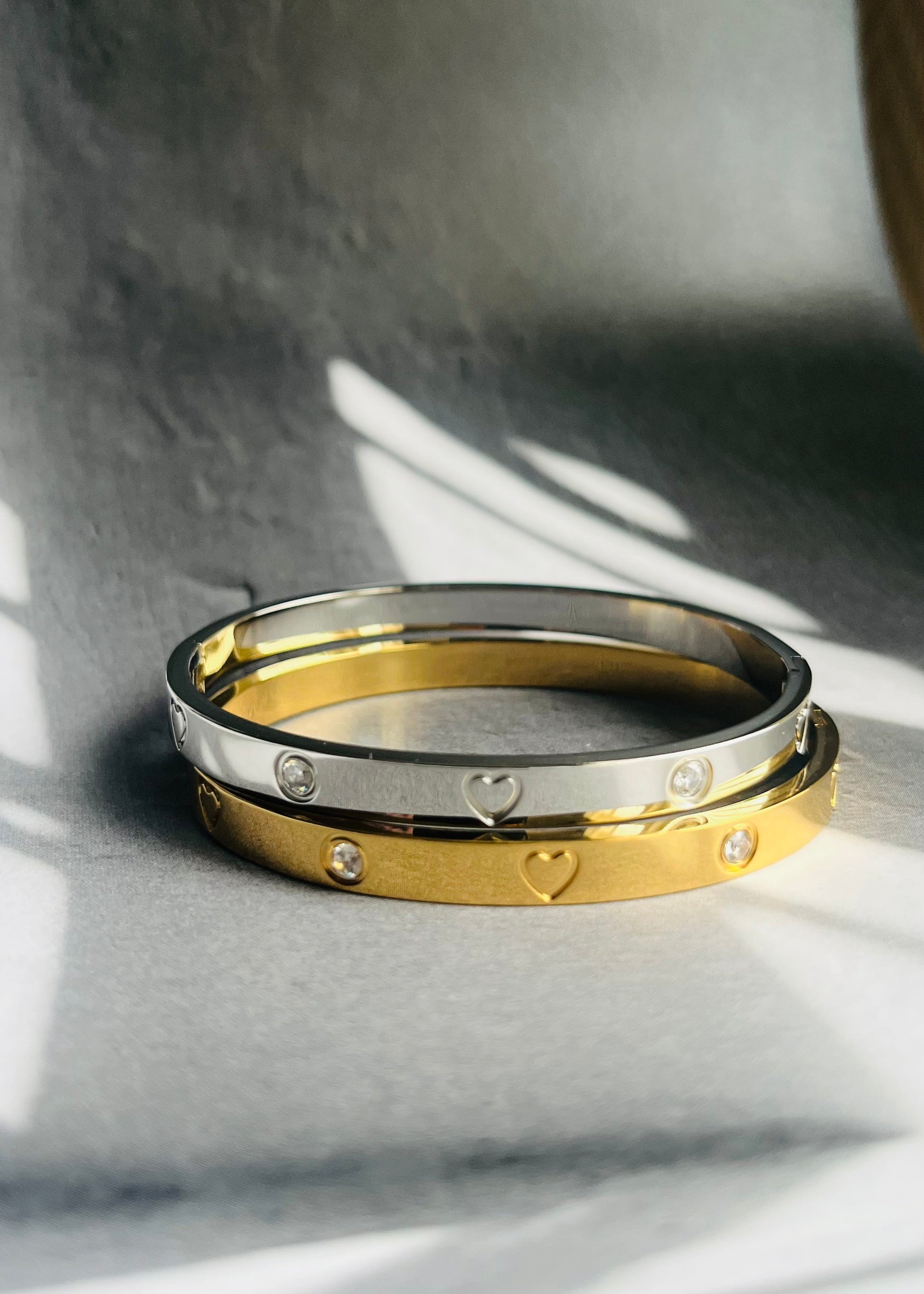 Stainless steel bangle armband, stijlvol, chic en duurzaam