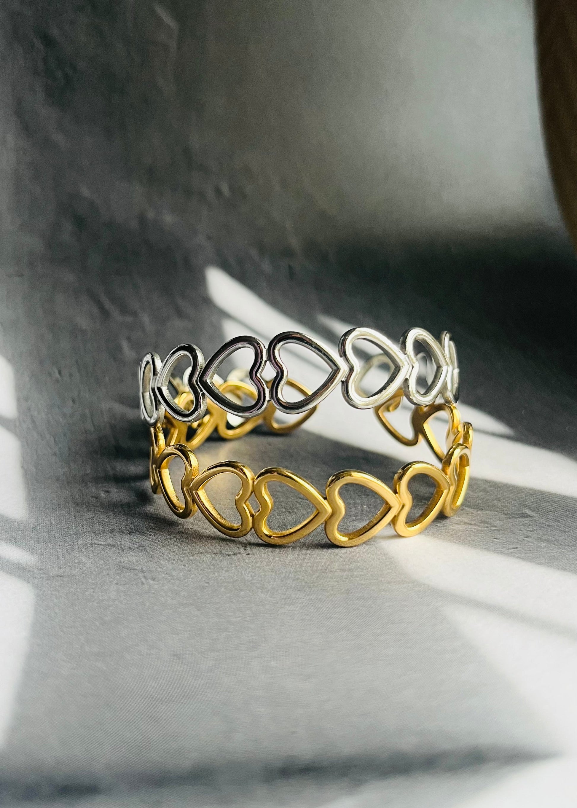 Stainless steel bangle armband, stijlvol, chic en duurzaam